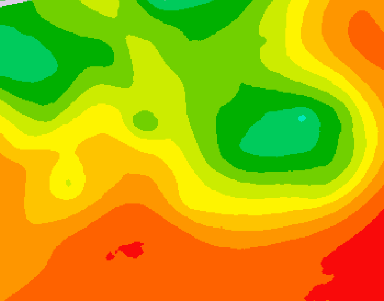 GDPS 500 millibar geopotential height 078 hour forecast chart for Canada based on 2026/07/15 0000Z data