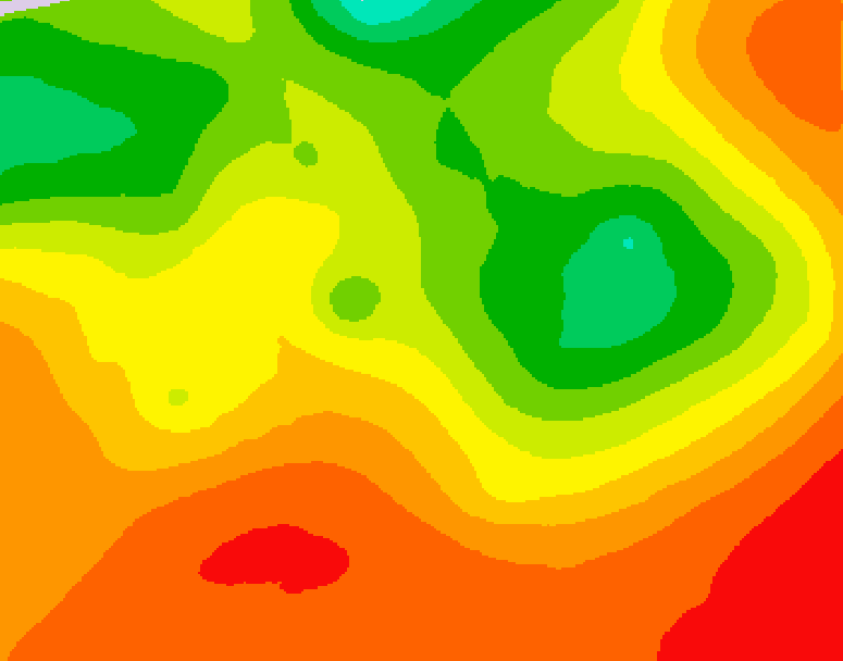 GDPS 500 millibar geopotential height 090 hour forecast chart for Canada based on 2026/07/15 0000Z data