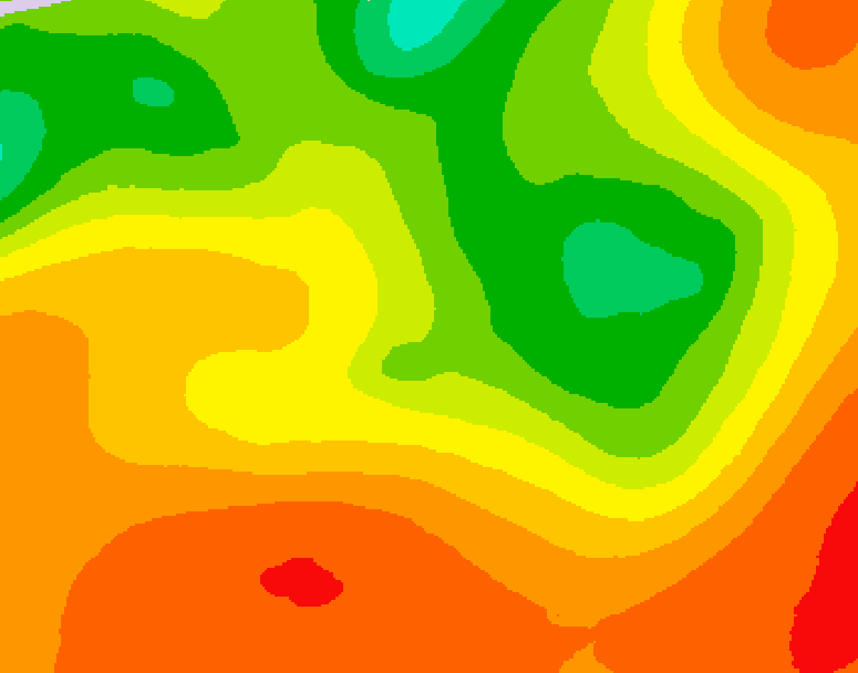 GDPS 500 millibar geopotential height 108 hour forecast chart for Canada based on 2026/07/15 0000Z data