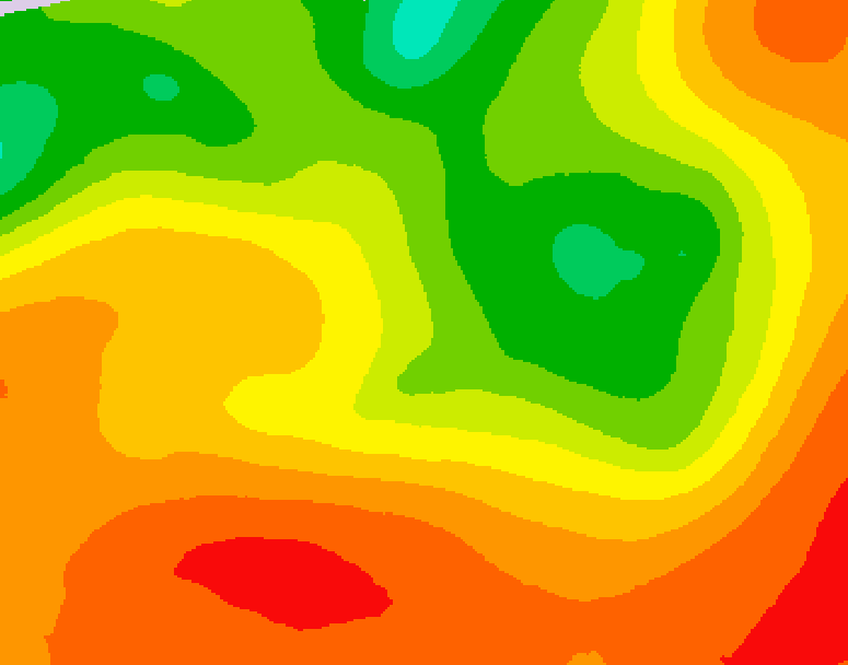 GDPS 500 millibar geopotential height 114 hour forecast chart for Canada based on 2026/07/15 0000Z data