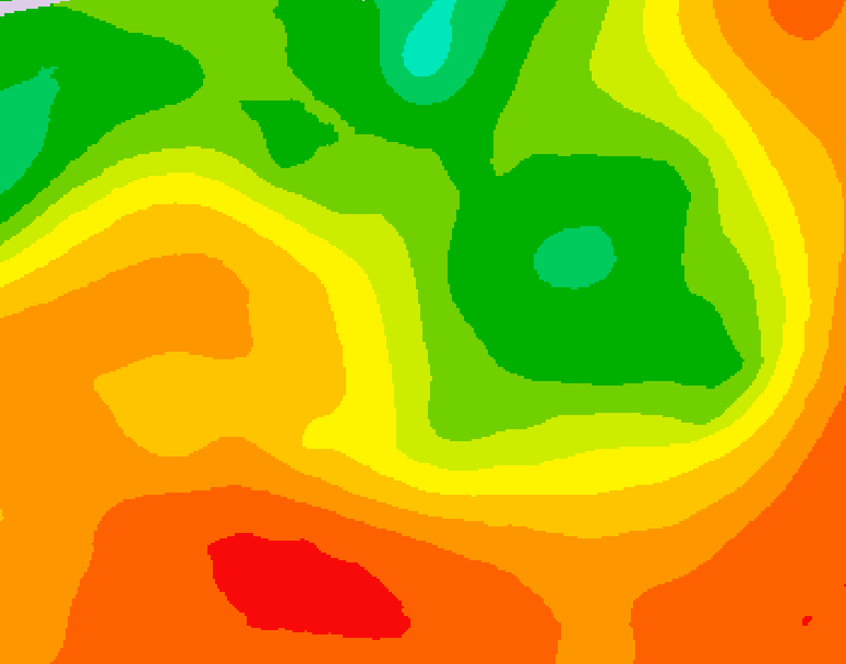 GDPS 500 millibar geopotential height 126 hour forecast chart for Canada based on 2026/07/15 0000Z data