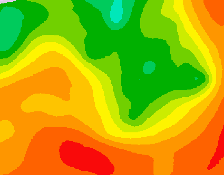 GDPS 500 millibar geopotential height 138 hour forecast chart for Canada based on 2026/07/15 0000Z data