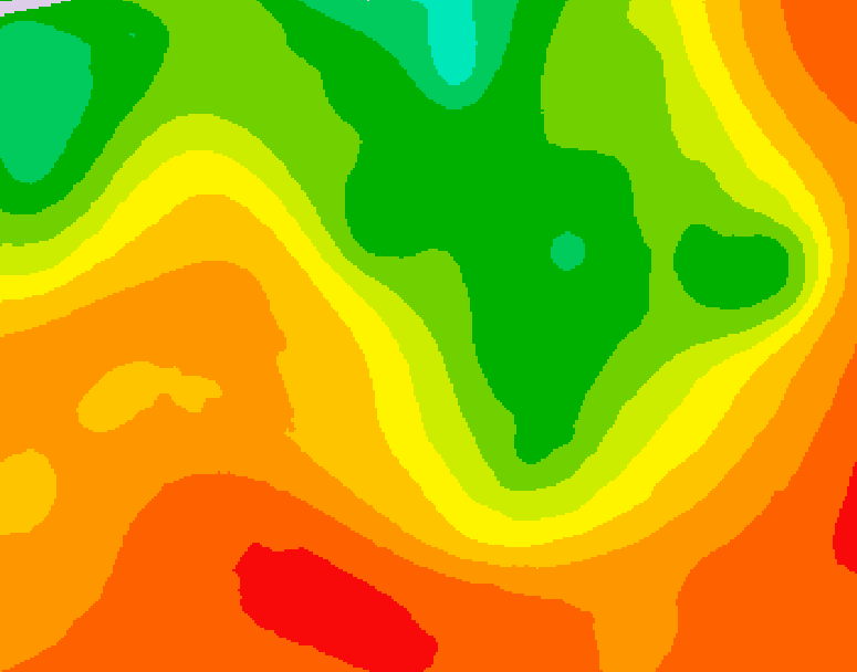 GDPS 500 millibar geopotential height 144 hour forecast chart for Canada based on 2026/07/15 0000Z data