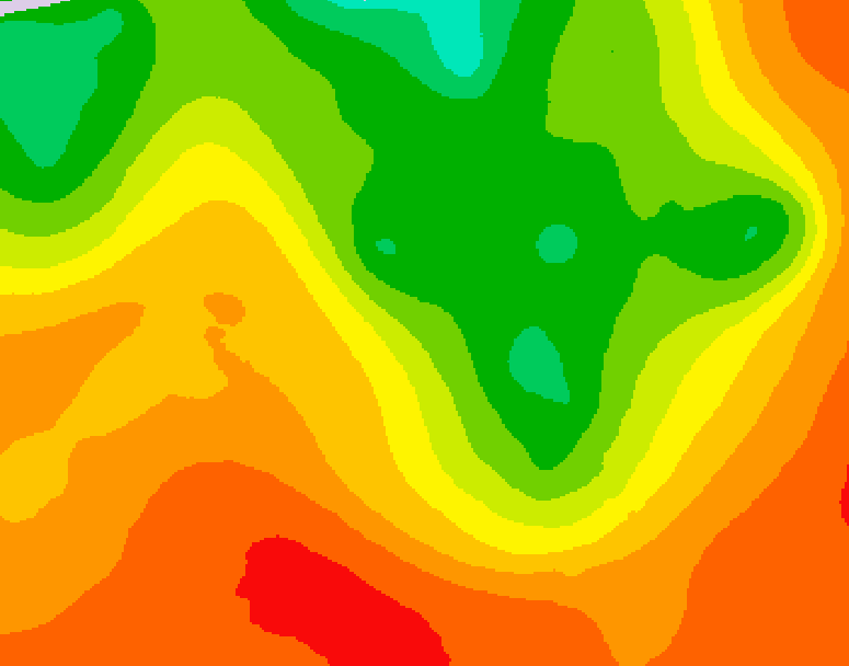 GDPS 500 millibar geopotential height 150 hour forecast chart for Canada based on 2026/07/15 0000Z data
