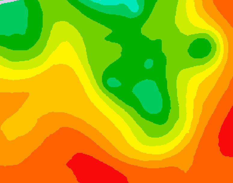 GDPS 500 millibar geopotential height 162 hour forecast chart for Canada based on 2026/07/15 0000Z data