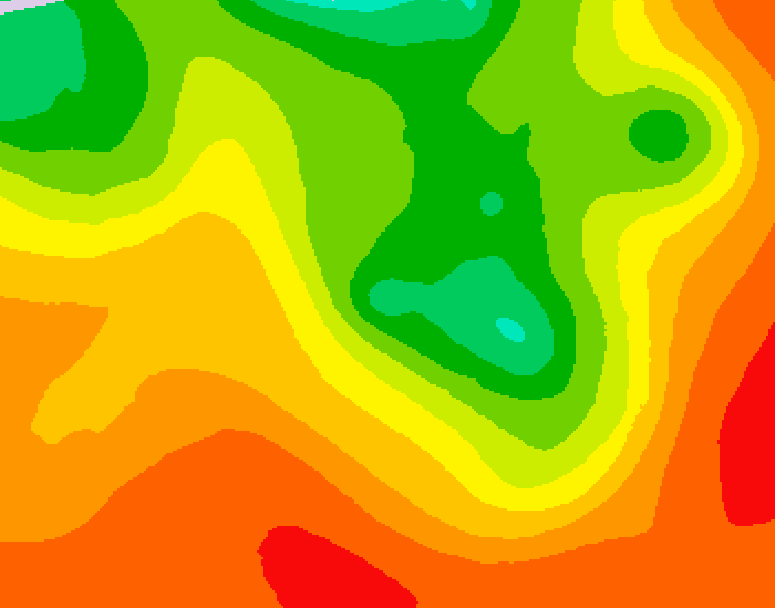 GDPS 500 millibar geopotential height 168 hour forecast chart for Canada based on 2026/07/15 0000Z data