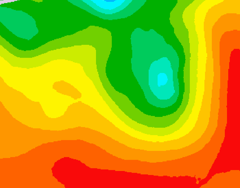 GDPS 500 millibar geopotential height 210 hour forecast chart for Canada based on 2026/07/15 0000Z data
