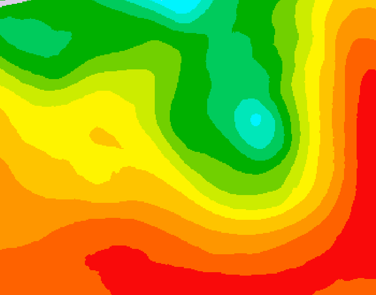 GDPS 500 millibar geopotential height 216 hour forecast chart for Canada based on 2026/07/15 0000Z data