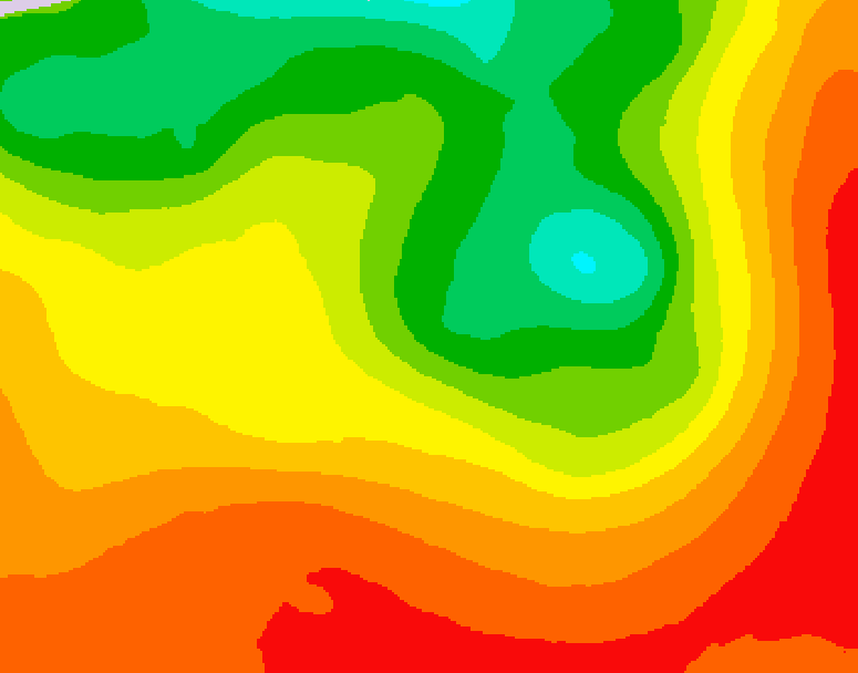 GDPS 500 millibar geopotential height 228 hour forecast chart for Canada based on 2026/07/15 0000Z data