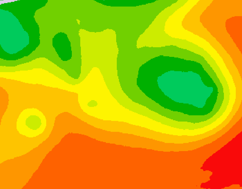 GDPS 500 millibar geopotential height 048 hour forecast chart for Canada based on 2026/07/15 1200Z data