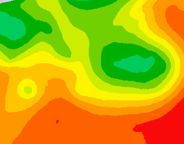 GDPS 500 millibar geopotential height 060 hour forecast chart for Canada based on 2026/07/15 1200Z data