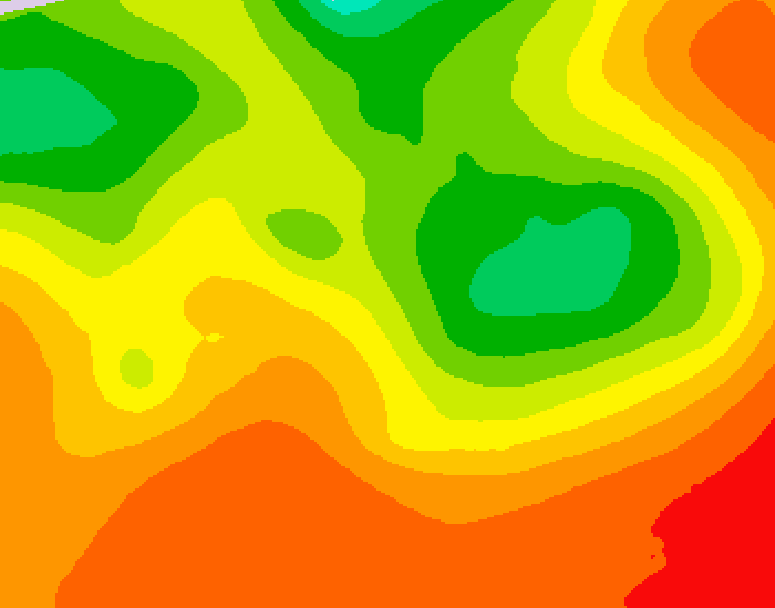 GDPS 500 millibar geopotential height 072 hour forecast chart for Canada based on 2026/07/15 1200Z data