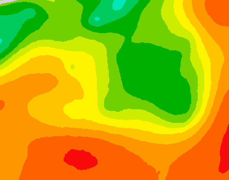 GDPS 500 millibar geopotential height 108 hour forecast chart for Canada based on 2026/07/15 1200Z data