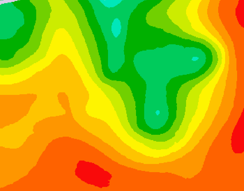 GDPS 500 millibar geopotential height 144 hour forecast chart for Canada based on 2026/07/15 1200Z data