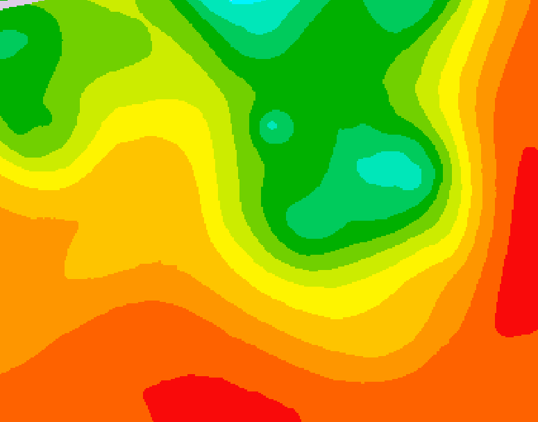 GDPS 500 millibar geopotential height 192 hour forecast chart for Canada based on 2026/07/15 1200Z data