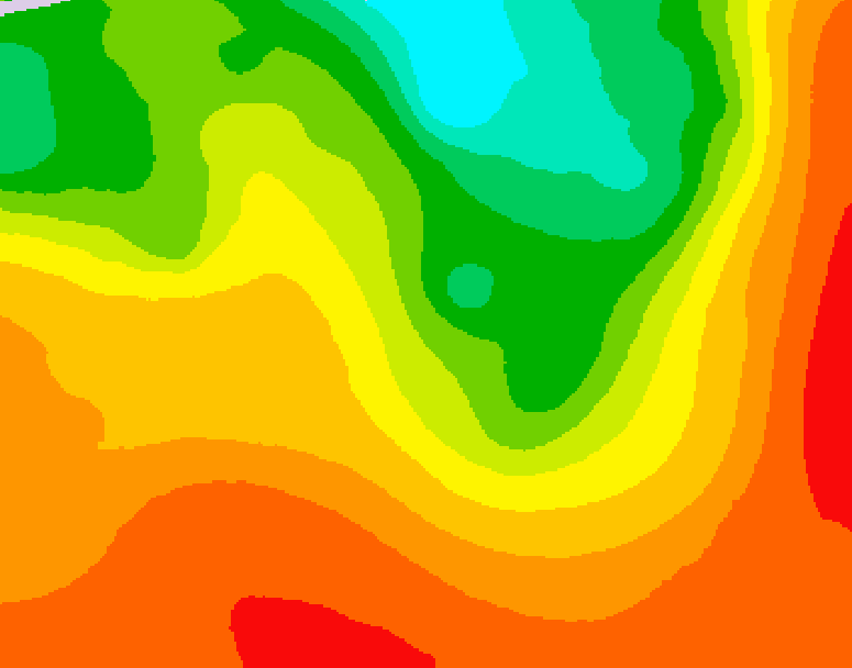 GDPS 500 millibar geopotential height 216 hour forecast chart for Canada based on 2026/07/15 1200Z data