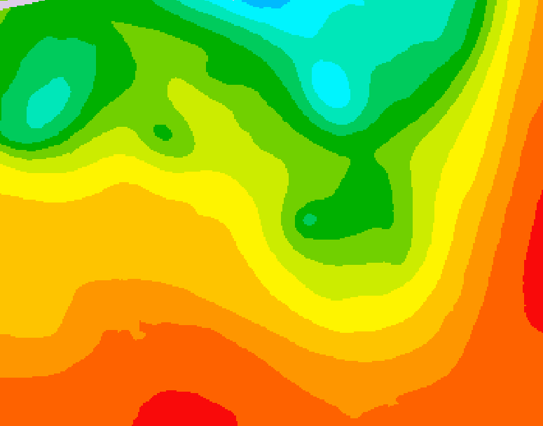 GDPS 500 millibar geopotential height 240 hour forecast chart for Canada based on 2026/07/15 1200Z data