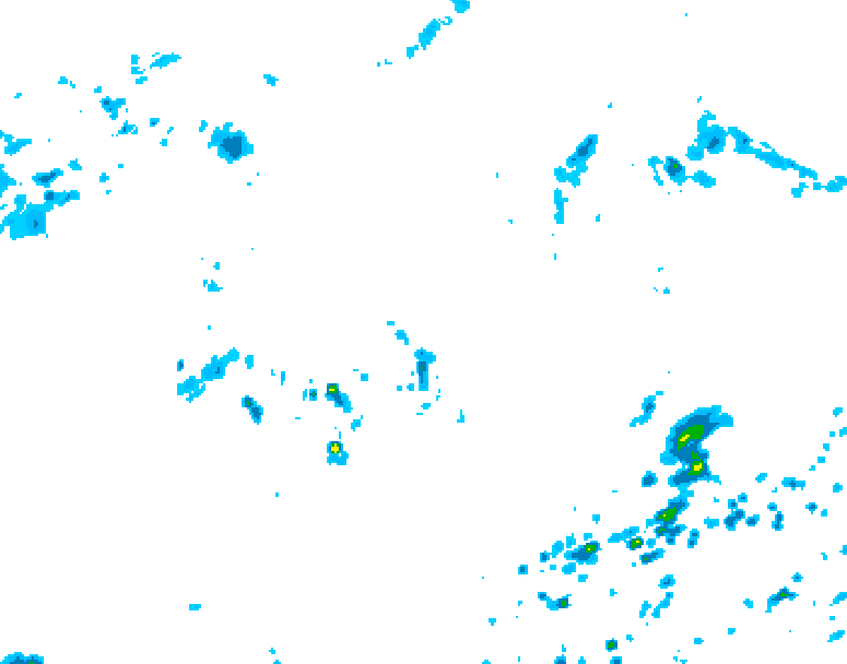 GDPS precipitation 102 hour forecast chart for Canada based on 2026/07/15 0000Z data