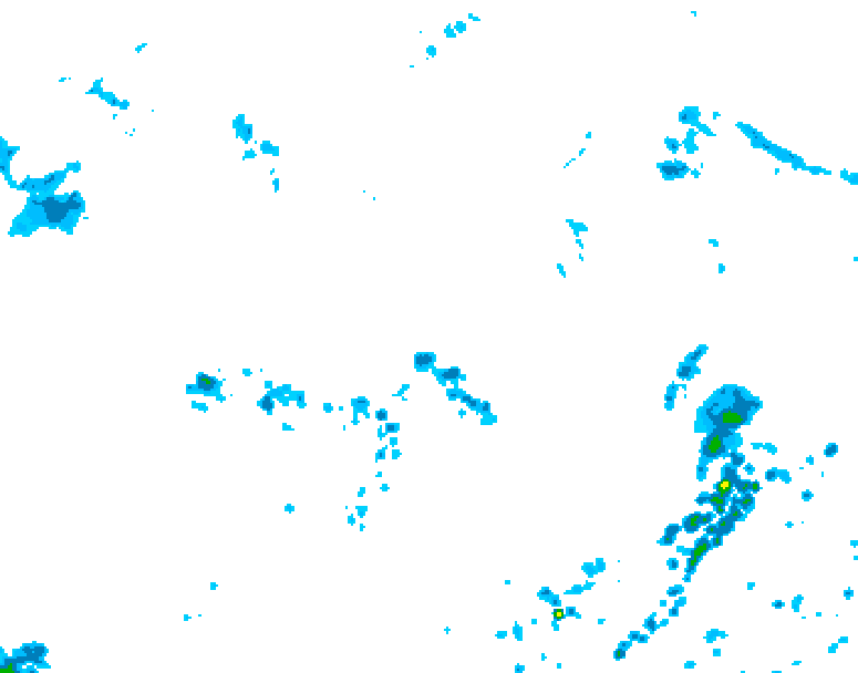 GDPS precipitation 108 hour forecast chart for Canada based on 2026/07/15 0000Z data