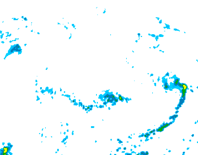 GDPS precipitation 120 hour forecast chart for Canada based on 2026/07/15 0000Z data
