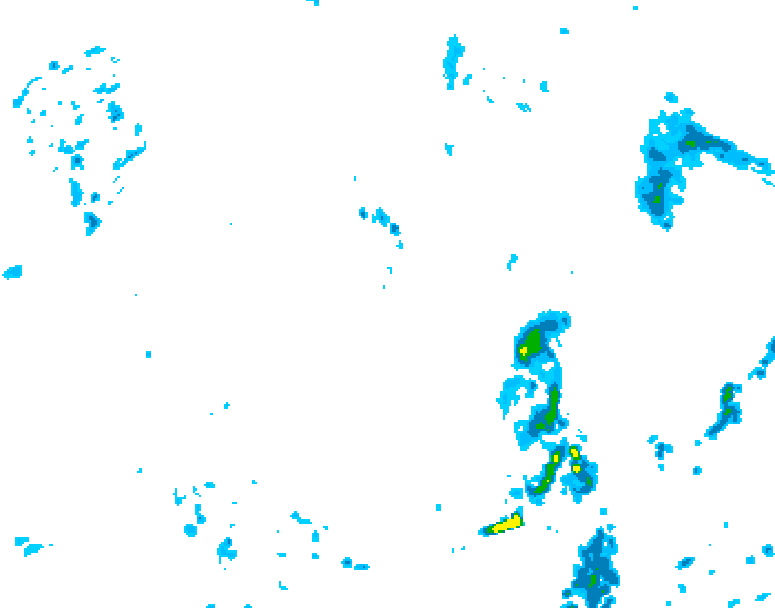GDPS precipitation 150 hour forecast chart for Canada based on 2026/07/15 0000Z data