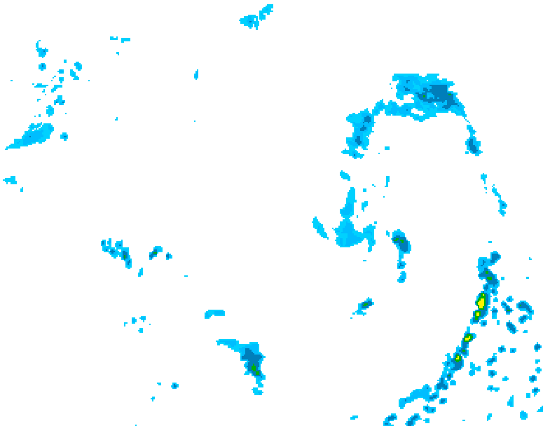 GDPS precipitation 204 hour forecast chart for Canada based on 2026/07/15 0000Z data