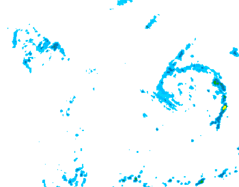 GDPS precipitation 012 hour forecast chart for Canada based on 2026/07/15 1200Z data