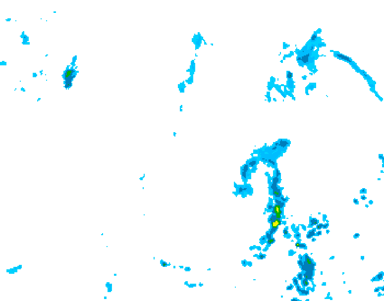 GDPS precipitation 144 hour forecast chart for Canada based on 2026/07/15 1200Z data