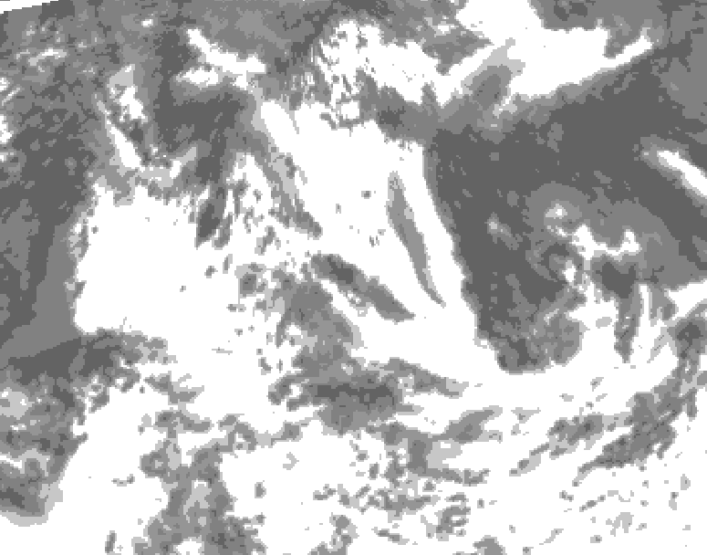 GDPS total cloud 054 hour forecast chart for Canada based on 2026/07/15 0000Z data