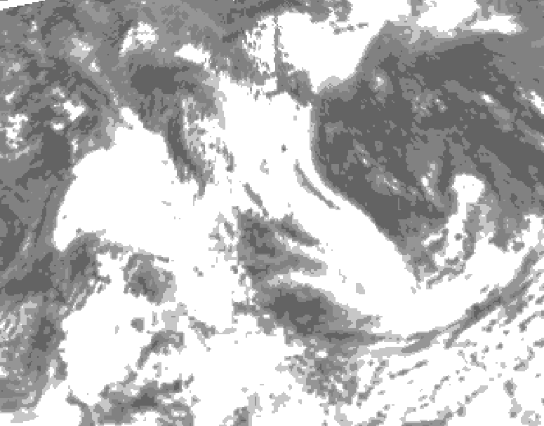 GDPS total cloud 066 hour forecast chart for Canada based on 2026/07/15 0000Z data