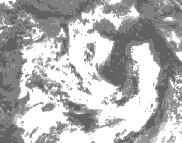 GDPS total cloud 204 hour forecast chart for Canada based on 2026/07/15 0000Z data