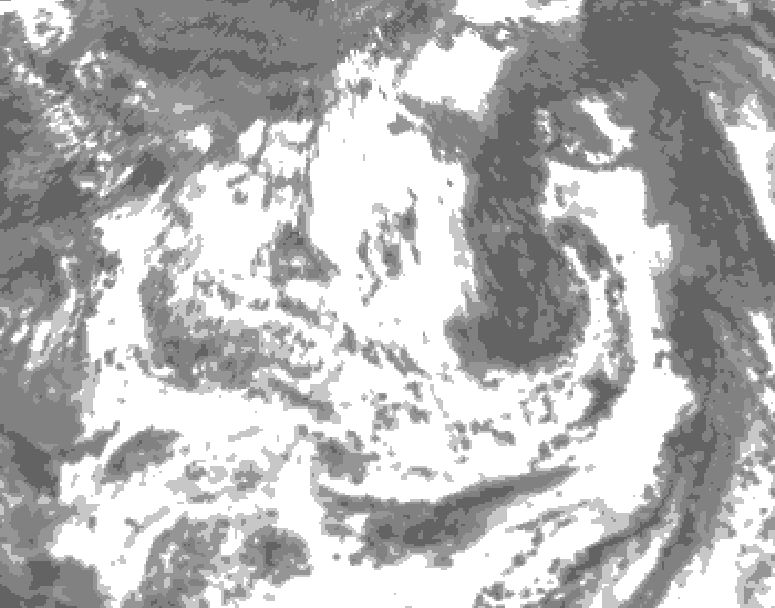 GDPS total cloud 216 hour forecast chart for Canada based on 2026/07/15 0000Z data