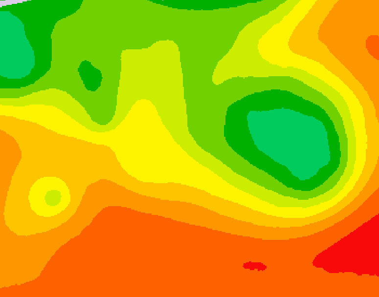 GDPS 500 millibar geopotential height 030 hour forecast chart for Canada based on 2026/07/16 0000Z data