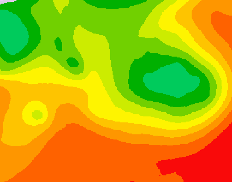 GDPS 500 millibar geopotential height 042 hour forecast chart for Canada based on 2026/07/16 0000Z data