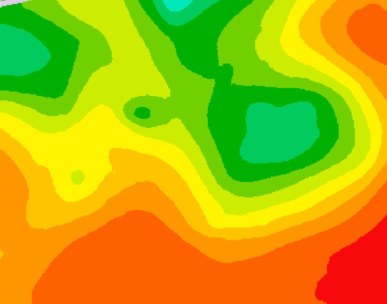 GDPS 500 millibar geopotential height 060 hour forecast chart for Canada based on 2026/07/16 0000Z data