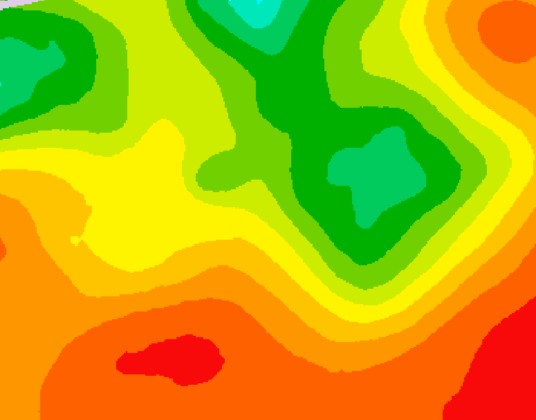 GDPS 500 millibar geopotential height 072 hour forecast chart for Canada based on 2026/07/16 0000Z data
