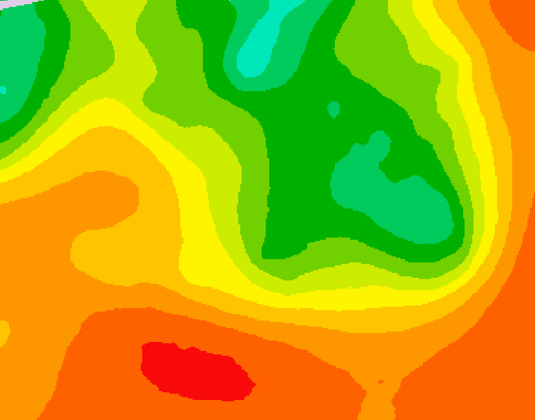 GDPS 500 millibar geopotential height 102 hour forecast chart for Canada based on 2026/07/16 0000Z data