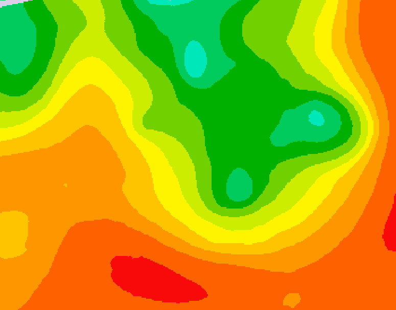 GDPS 500 millibar geopotential height 120 hour forecast chart for Canada based on 2026/07/16 0000Z data