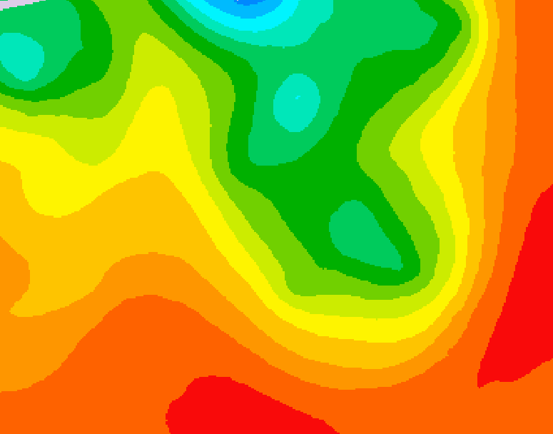 GDPS 500 millibar geopotential height 156 hour forecast chart for Canada based on 2026/07/16 0000Z data