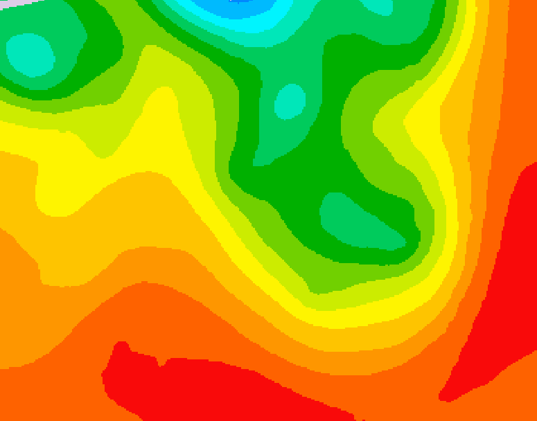 GDPS 500 millibar geopotential height 162 hour forecast chart for Canada based on 2026/07/16 0000Z data