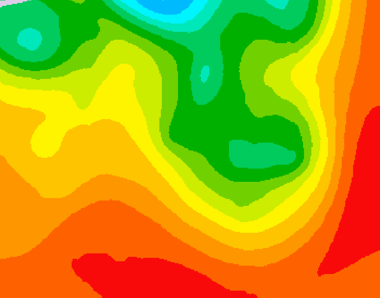 GDPS 500 millibar geopotential height 168 hour forecast chart for Canada based on 2026/07/16 0000Z data