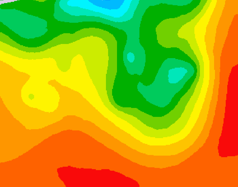 GDPS 500 millibar geopotential height 180 hour forecast chart for Canada based on 2026/07/16 0000Z data