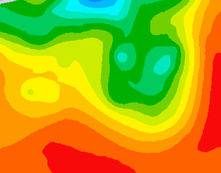 GDPS 500 millibar geopotential height 186 hour forecast chart for Canada based on 2026/07/16 0000Z data