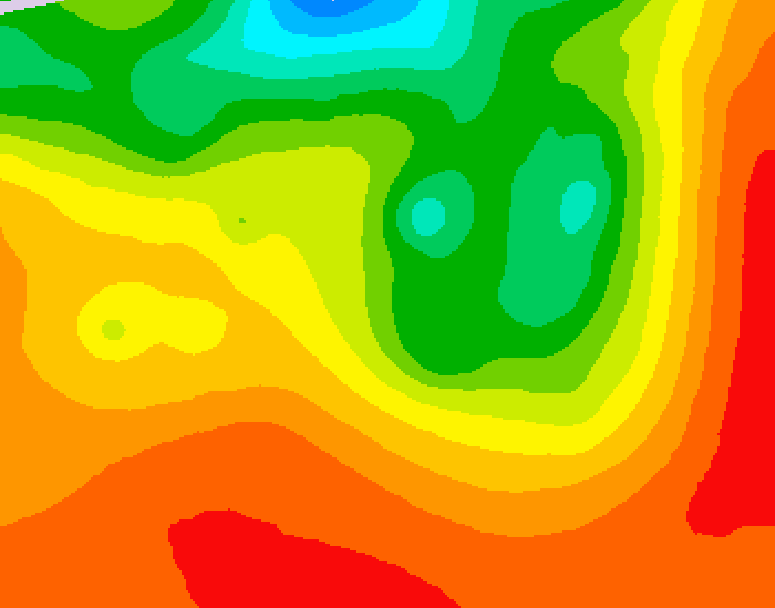 GDPS 500 millibar geopotential height 192 hour forecast chart for Canada based on 2026/07/16 0000Z data