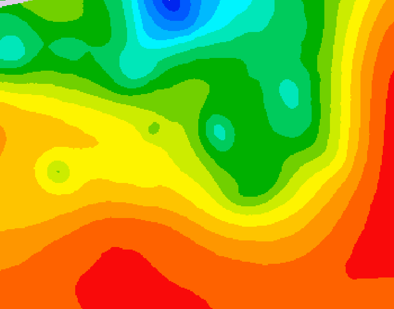 GDPS 500 millibar geopotential height 210 hour forecast chart for Canada based on 2026/07/16 0000Z data