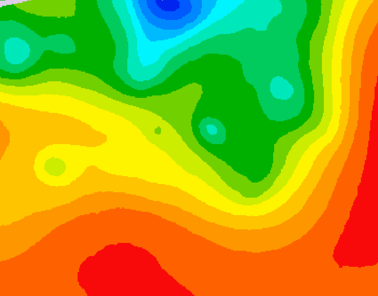 GDPS 500 millibar geopotential height 216 hour forecast chart for Canada based on 2026/07/16 0000Z data