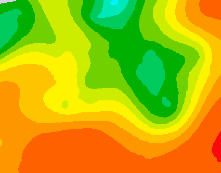 GDPS 500 millibar geopotential height 072 hour forecast chart for Canada based on 2026/07/16 1200Z data