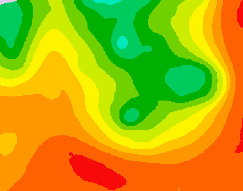GDPS 500 millibar geopotential height 108 hour forecast chart for Canada based on 2026/07/16 1200Z data