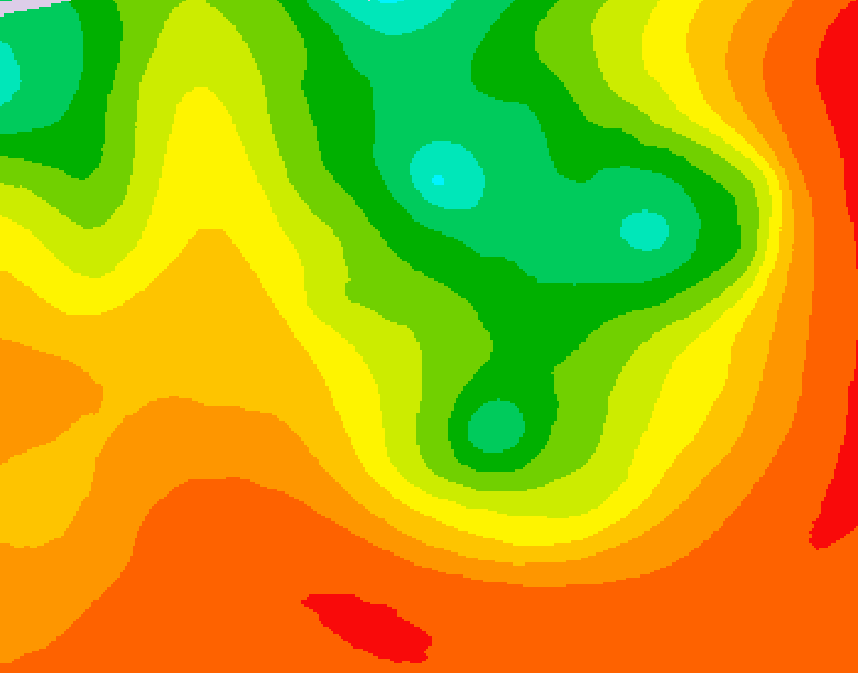 GDPS 500 millibar geopotential height 120 hour forecast chart for Canada based on 2026/07/16 1200Z data