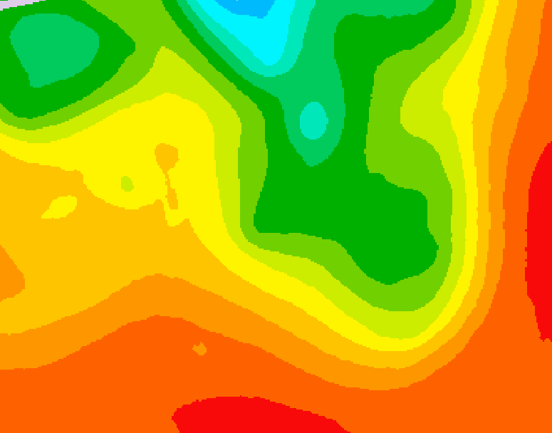 GDPS 500 millibar geopotential height 168 hour forecast chart for Canada based on 2026/07/16 1200Z data